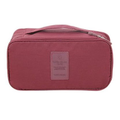 Travel Underwear Organizer for Luggage, A Compact and Portable Design, Gray, Women-Adult, 1 Count, 26x12cm/10.23x4.72in - color: A