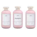 Travel Shampoo Bottle, Empty Plastic Squeeze Bottles 10oz with Flip Cap, Lotion Container for Toiletries Travel Size Shampoo and Conditioner (3 pack pink) - color: Pink, size: 10 oz