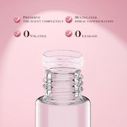 kuangre 10ml Atomizer Perfume Spray Bottle, Empty Cologne Dispenser, Portable Sprayer Travel Essentials for Many Scenes Gifts. - color: Pink-10ml