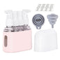 Bpluma Travel Bottles, Leak Proof Containers For Toiletries TSA Approved Airplane Accessories Kits For Liquid With Labels - color: Pack of 4 - Pink