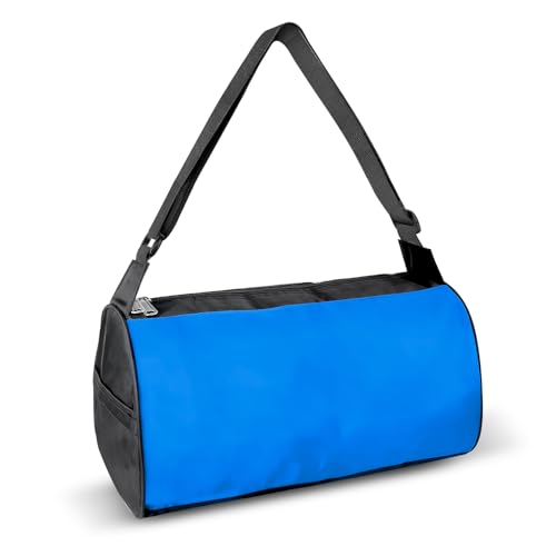C&F BOGMOST Small Travel Duffel Bag with Shoe Compartment Foldable Waterproof Gym Bags for Gym Beach Swim Men Women Duffle Bags Lightweight Oxford Cloth Sports Bag-Royal blue - color: A-Royal blue-Small, size: 15 INCHES