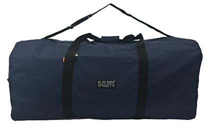 Heavy Duty Cargo Duffel Large Sport Gear Drum Set Equipment Hardware Travel Bag Rooftop Rack Bag - color: Navy, size: 21" x 10" x 9"