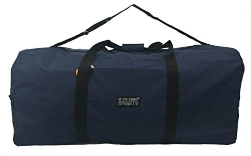 Heavy Duty Cargo Duffel Large Sport Gear Drum Set Equipment Hardware Travel Bag Rooftop Rack Bag - color: Navy, size: 36" x 17" x 17"