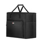 BUBM Desktop Computer Carrying Case, Padded Nylon Carry Tote Bag for Transporting Computer Tower PC Chassis, Keyboard, Cable and Mouse - color: Black-27 INCH
