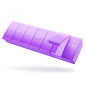 Large Pill Organizer Weekly, Barhon Vitamin Case Box Large Capacity Compartments, 7 Day Pill Containers for Medicine Supplements Fish Oil - color: Purple