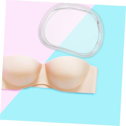 Invisible Storage Bag Travel Organizer for Breast Covers Underwear Bag for Women Capacity Zippered Pouch for for Travel and Everyday Use