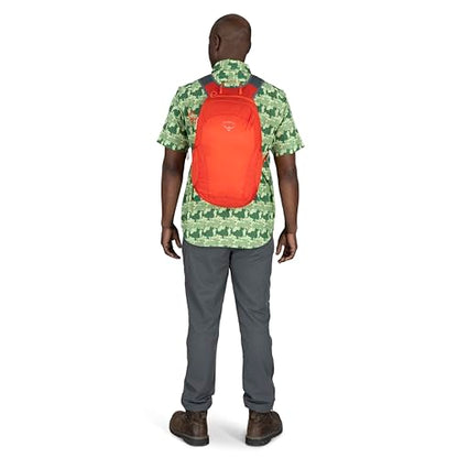 Osprey Ultralight Collapsible Stuff Pack - Lightweight, Packable Travel Backpack — Extra Bag For Travel and Every Day — 18 L Capacity Daypack to Expand Luggage, Mars Orange - color: Mars Orange