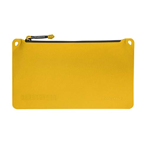 Magpul DAKA Pouch Zippered Tactical Range Tool and Gear Bag - color: Yellow, size: Medium (7" x 12")