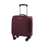 Verage Underseat Carry On Luggage with Wheels, 14.5-Inch Spinner Small Suitcase, Softside Lightweight Travel Bag for Men and Women, Airplane Carry On Bag, Burgundy Red - color: Truffle Red, size: Basic Underseat