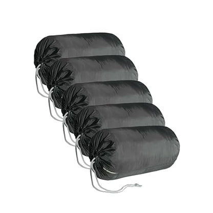 Ultralight Nylon Drawstring Bag Travel Storage Bag 5 Pcs - size: X-Large