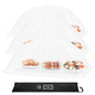 Extra Large Food Cover, 3 Jumbo (40"X23.7"), White Mesh Plate Serving Tents, Pop-Up Umbrella Screen Tents, Patio Net for Outdoor Camping, Picnics, Parties, BBQ, Collapsible and Reusable - color: 3 Extra Large