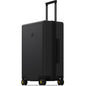 LEVEL8 Large Suitcase with Wheels, Checked Luggage, Lightweight Luminous Textured Tsa Approved Medium Hardside Large Luggages, 24 Inch, Black - color: Black, size: Checked-Medium 24 Inch