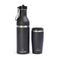 Tumbler, Stainless Steel 2-in-1 Travel Coffee Mug & Water Bottle, Leak Proof Insulated Cup for Hot & Cold Drinks, BPA Free, Fits Most Cup Holders (Black Pepper) - color: Black Pepper