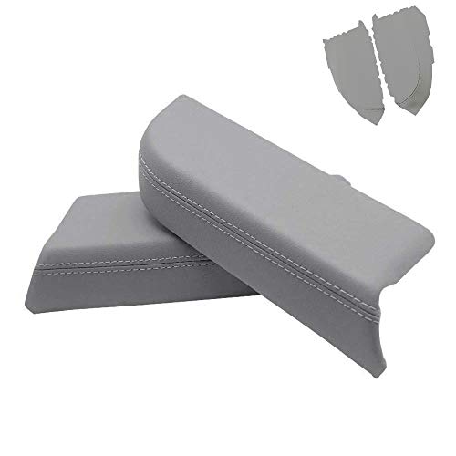 DSkoiph Armrest Synthethic Leather Cover Fit for Honda Pilot 09-13 (Gray, Front Door Panel Armrest Cover) - color: Gray, size: Front Door Panel Armrest Cover