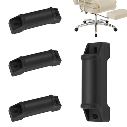 4Pcs Office Chair Footrest Slider Pads, Foot Rest Attachment Sliders for Office Chairs Convenient Replaceable Chair