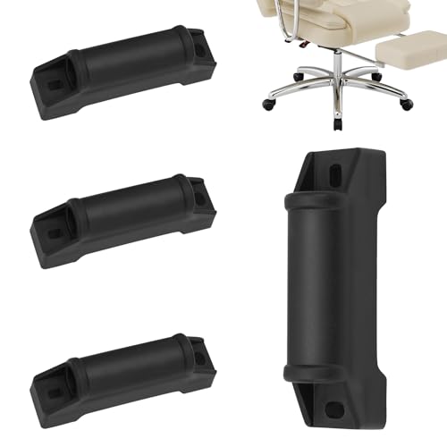 4Pcs Office Chair Footrest Slider Pads, Foot Rest Attachment Sliders for Office Chairs Convenient Replaceable Chair