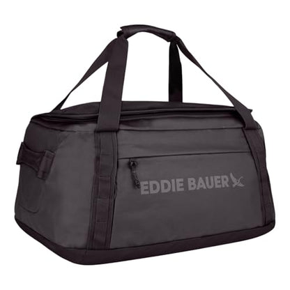 Eddie Bauer Maximus Duffel Bag 40L and 70L | Hiking | Outdoor | Travel | Lightweight | Weather-Resistant | Durable | Rugged - color: Black, size: 40L