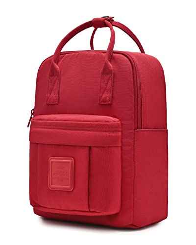 HotStyle BESTIE Mini Backpack Purse, Multiple Colors and Patterns, Small Sized - color: Pd141j(2020), Crimson, style: Plain