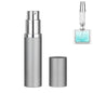 Refillable Perfume Atomizer Travel Bottle 5ml Leakproof Luxury Travel Perfume Refillable Bottle, Portable Fragrance Atomiser (Gray) - color: Gray