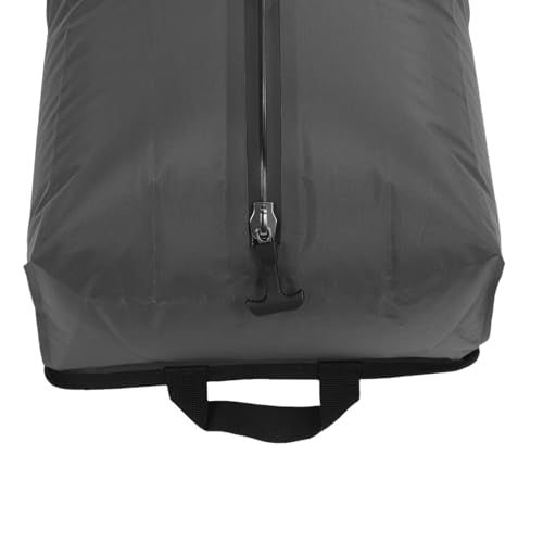 17L Vacuum Bag for Travel, Reusable Compression Storage Bag with Quick Air Release Valve, Space Saving Vacuum Seal Packing for Suitcases Luggage Backpack (With Window)