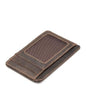 Handcrafted Genuine Leather Wallets, Minimalist Cardholders, and Passport Covers, Handmade Gift - color: Chestnut, style: Windowed Cardholder