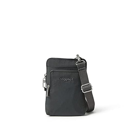 Baggallini Women's Securtex Anti-theft Activity Crossbody Bag - color: Charcoal