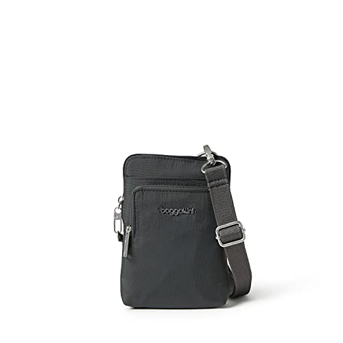 Baggallini Women's Securtex Anti-theft Activity Crossbody Bag - color: Charcoal