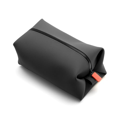 TOOLETRIES The Koby Dopp Kit, Premium Silicone Toiletry Bag for Men, Compact Leak-Resistant Travel Organizer with Heavy-Duty Zipper, Easy-to-Clean Grooming Bag – Original 10” x 6” x 6”, Charcoal - color: Charcoal, size: Original 10" x 6" x 6"