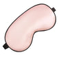 Silk Eye Sleep Mask - Adjustable Strap, Comfortable & Soft Satin Eye Mask, Blindfold Eyeshade for Men & Women for A Full Night's Sleep (Pink) - color: Pink