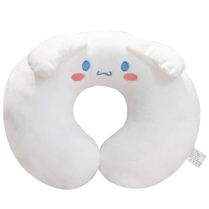 Roffatide Anime Cinnamoroll U-Shape Neck Pillow Printed PlushTravel Pillows for Sleeping Christmas and Birthday Gift White - color: A