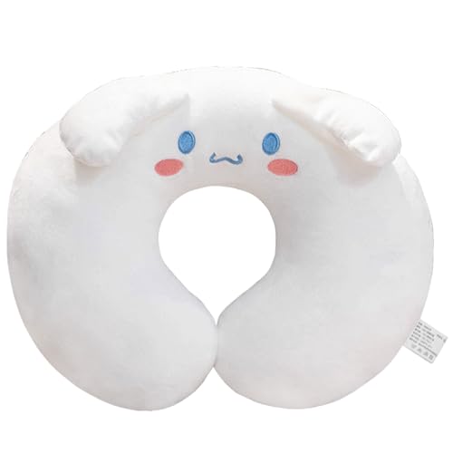 Roffatide Anime Cinnamoroll U-Shape Neck Pillow Printed PlushTravel Pillows for Sleeping Christmas and Birthday Gift White - color: A