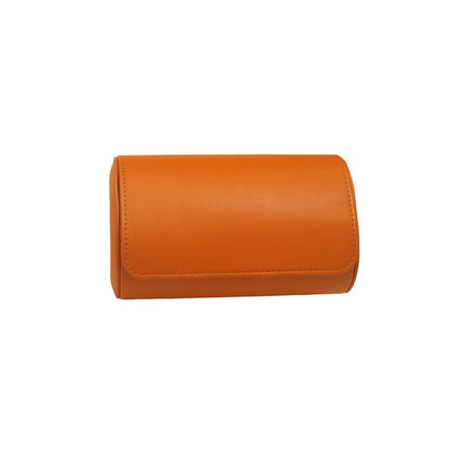 Mirage Watch Rolls - Espresso/Ivory Double Watch Case - Travel Gift Accessory for Men - color: BROWN
