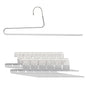 Mawa by Reston Lloyd Non-Slip Space Saving Clothes Hanger with Single Rod for Pants, Style KH35U, White, Set of 160 - color: White, size: Set of 160