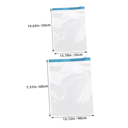 UKCOCO 12pcs Travel Compression Storage Bags Roll up Vacuum Cloth Bags Pa+pe 7-layer Reusable Space Saver for Clothing Luggage Packing