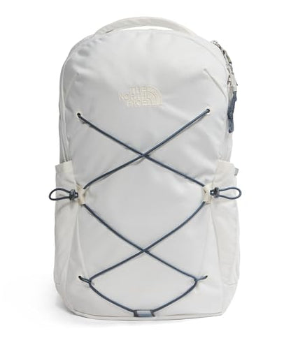 The North Face Women's Jester Everyday Laptop Backpack - Commuter Travel Bag, Laptop Sleeve, Water-Repellent, White Dune/Granite Grey, One Size - color: White Dune/Granite Grey