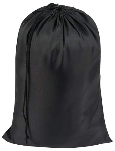 PALTERWEAR Drawstring Bag with Toggle - Nylon Cinch and Ditty Sturdy Organization Pouch Six-Pack (Red, 10 x 15 Inch, Set of 6) - color: Black, size: 10 x 15 Inch
