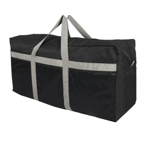 REDCAMP Foldable Travel Bag, Large Sports Bag, 75L/96L/100L, Lightweight Waterproof Tote Bag - color: Black 100l