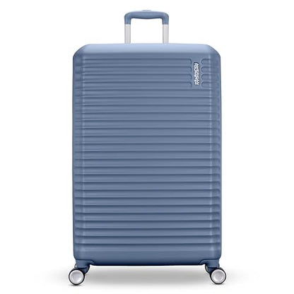 American Tourister Stratum 3.0 Large 28-Inch Spinner, Airline Approved, Durable Hardside Luggage, Expands 1.5", RightHeight™ Adjustable Handle, Elemental Blue - color: Elemental Blue, size: Large - Checked