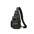 Sling Bag Crossbody Backpack for Men,Handiness Skiing Sling Bag, Lightweight Daypack for Hiking Travel (Black 2) - color: Black 2