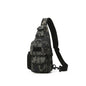Sling Bag Crossbody Backpack for Men,Handiness Skiing Sling Bag, Lightweight Daypack for Hiking Travel (Black 2) - color: Black 2