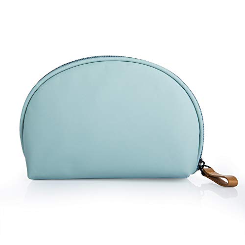 Hekyip Half Moon Cosmetic Beauty Bag for Purse Travel Handy Makeup Pouch for Women Girls (Mint) - color: Mint