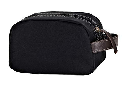 Timberland Men's Toiletry Bag Canvas Travel Kit Organizer - color: black