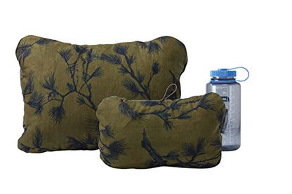 Therm-a-Rest Compressible Camping and Backpacking Pillow, Pines, Large - color: Pines, size: Large - 16 x 23 Inch