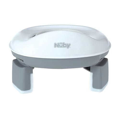 Nuby On-the-Go Portable Potty Seat - Collapsible Travel Toilet Seat for Boys and Girls 18+ Months - Includes Storage Bag and Disposable Liners - Toddler Potty Training Toilet - style: On-The-Go Potty