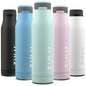 Zulu Ace 24oz Vacuum Insulated Stainless Steel Water Bottle with Chug Spout | Leak-Proof Locking Lid and Removable Base |Reusable Bottle for Cycling Sports Gym Travel Bicycle Bottle Cage | Yucca - color: Yucca