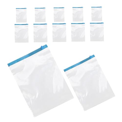 12pcs Hand Roll up Vacuum Storage Bags, Pa+pe 7-layer Compression Bags for Travel Packing and Suitcase Clothing Organization, Reusable Space Saver Pouches 35x50cm 40x60cm
