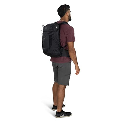 Osprey Sportlite 25L Lightweight Hiking Backpack for Men and Women - Everyday Hiking Bag - Travel Daypack, Raven Black - color: Raven Black, style: 25l