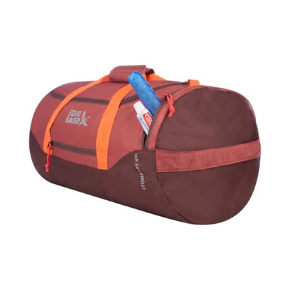 Eddie Bauer Stowaway Packable Duffel Bag | Travel | Foldable | Lightweight | Durable | Ripstop Polyester - color: Maroon