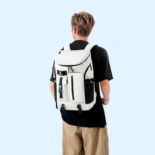 Kalesi Gym Duffle Tennis Bag Backpack 4-Way Waterproof with Shoes Compartment for travel Sport Hiking laptop (Black 02) - color: 02-black