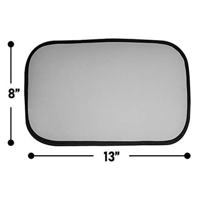 FH Group Neosupreme Red Flat Pattern Center Console Pad – Water-Resistant Armrest Cover Protector for Cars, SUVs & Trucks - color: Red, style: Console Cover (Plain)